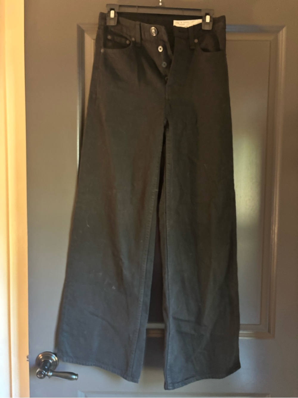 rag & bone black jeans — size 24 🖤